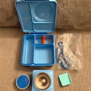 Omie Blue Kids Lunch Box Set